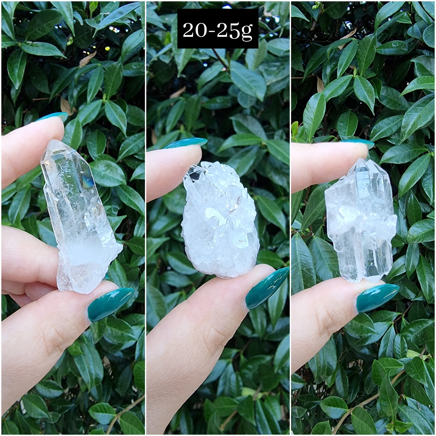 Punte di Quarzo Ialino grezzo (Cristallo di Rocca) - Purificare l'aura, Chiarezza mentale, Chiaroveggenza