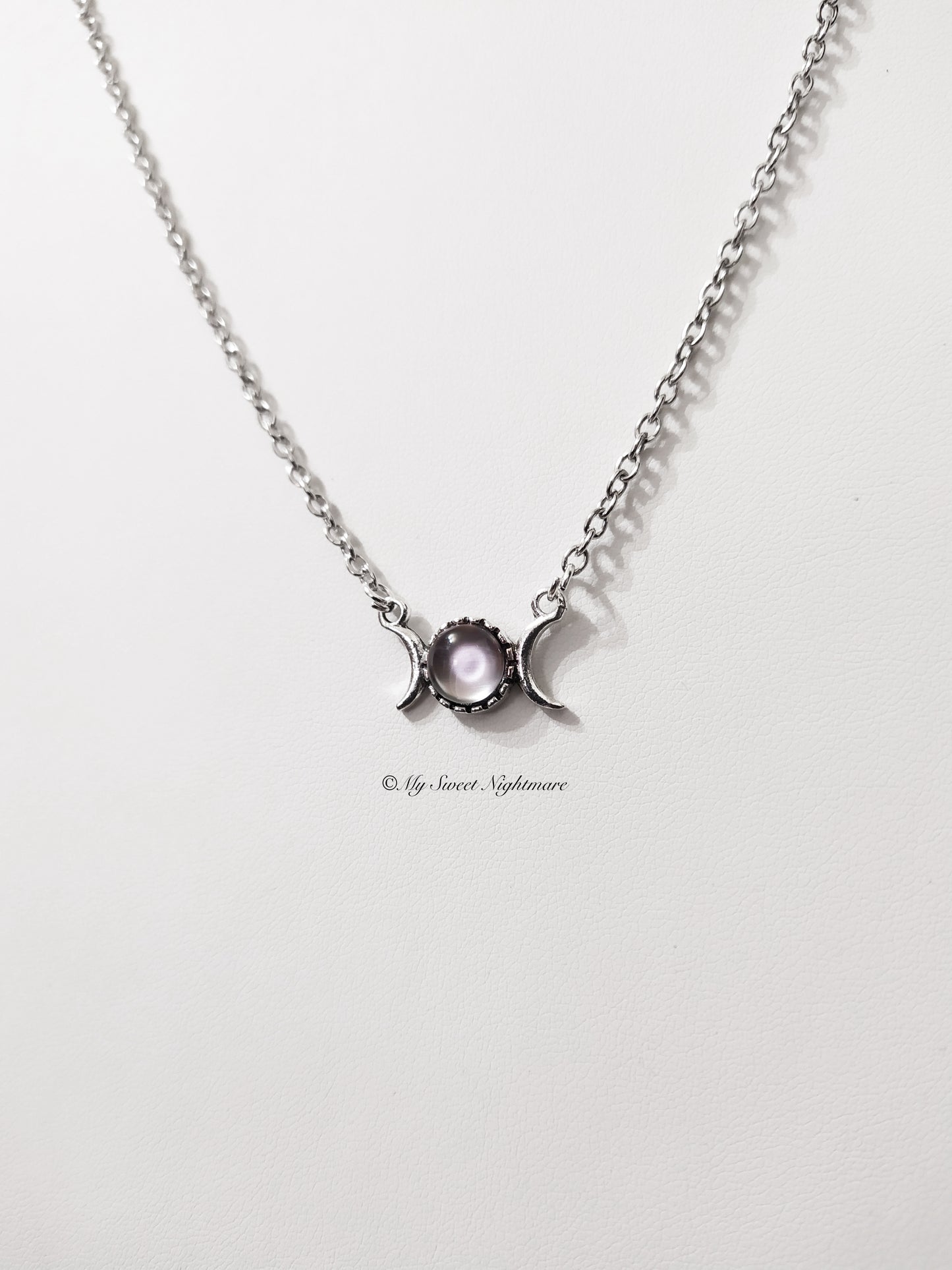 Triplice luna minimal argento