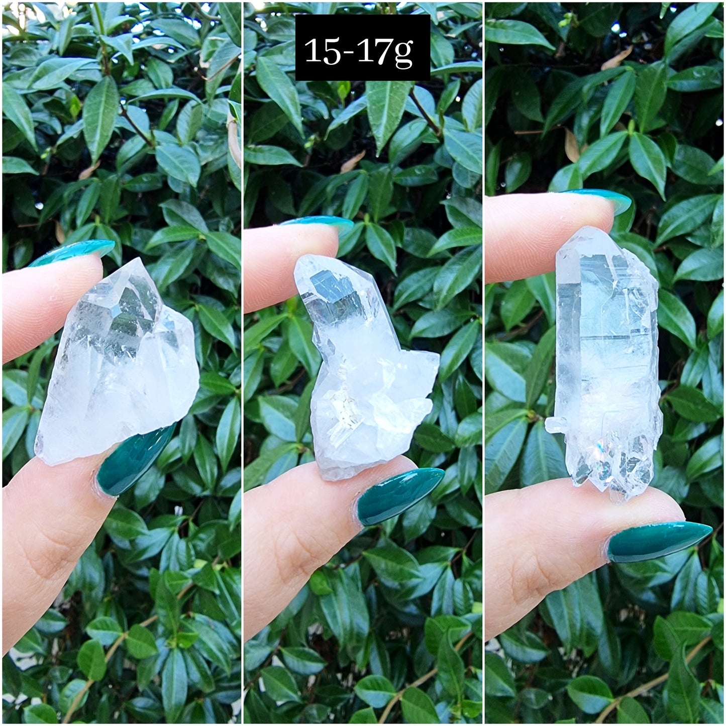 Punte di Quarzo Ialino grezzo (Cristallo di Rocca) - Purificare l'aura, Chiarezza mentale, Chiaroveggenza