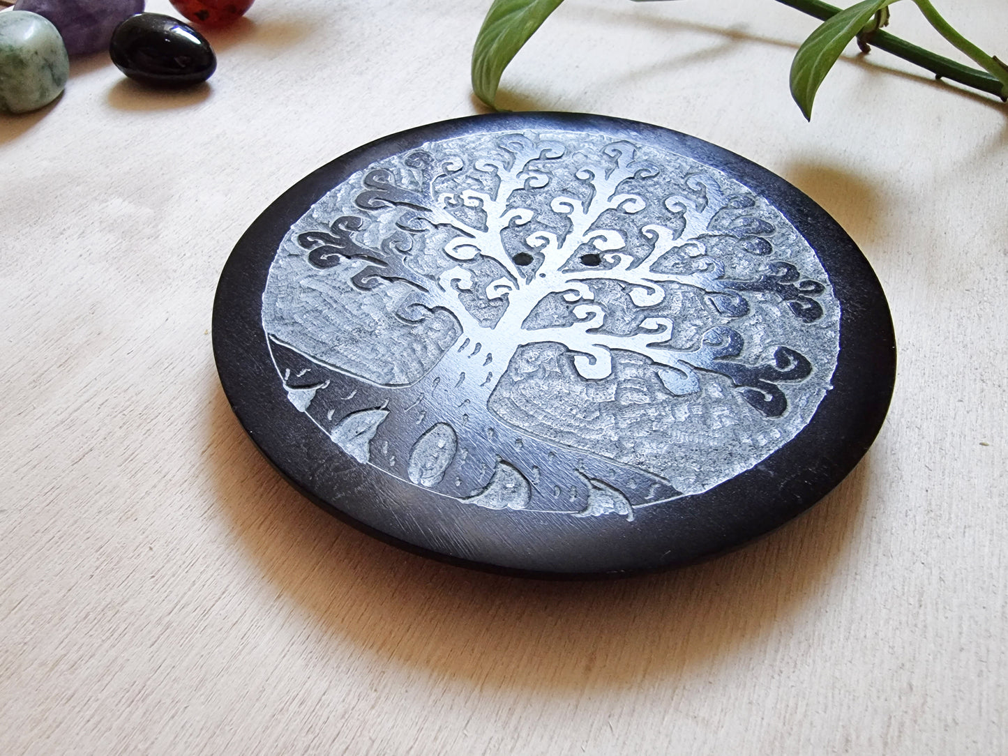 Soapstone Incense Burner - "Tree of Life"