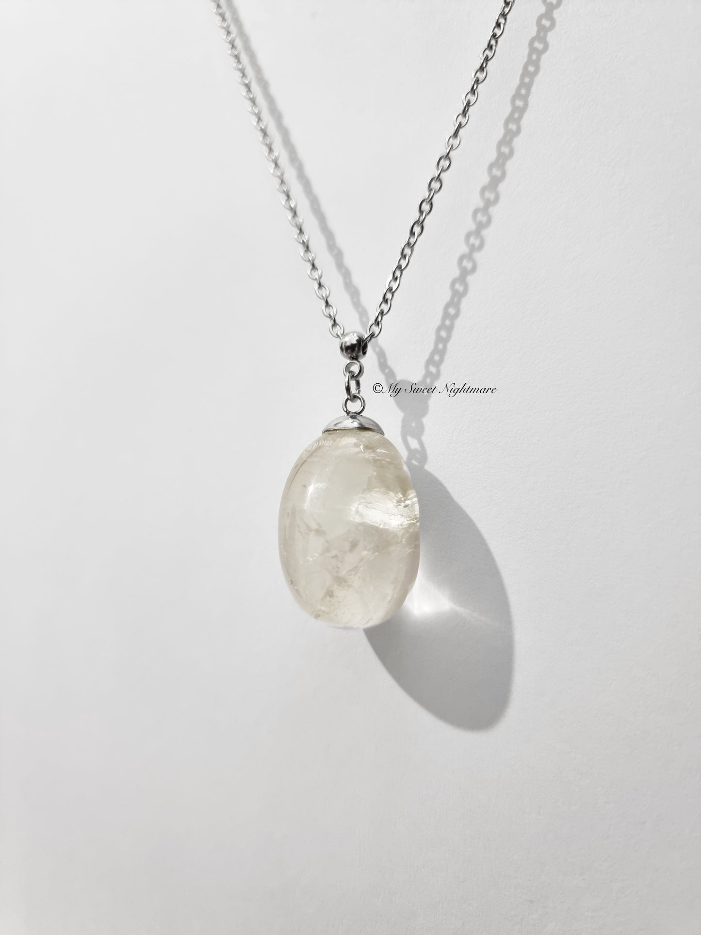 Pendant with Rock Crystal (Hyaline Quartz)