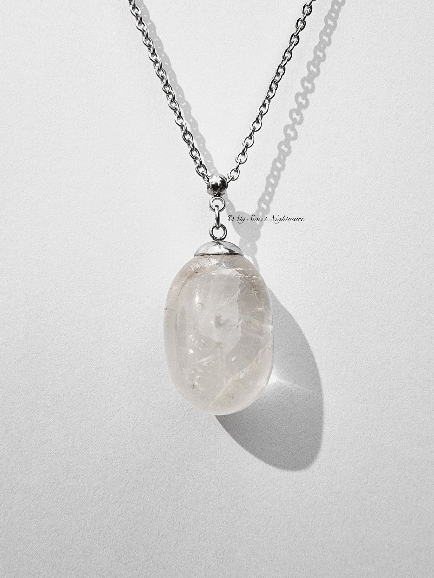 Pendant with Rock Crystal (Hyaline Quartz)