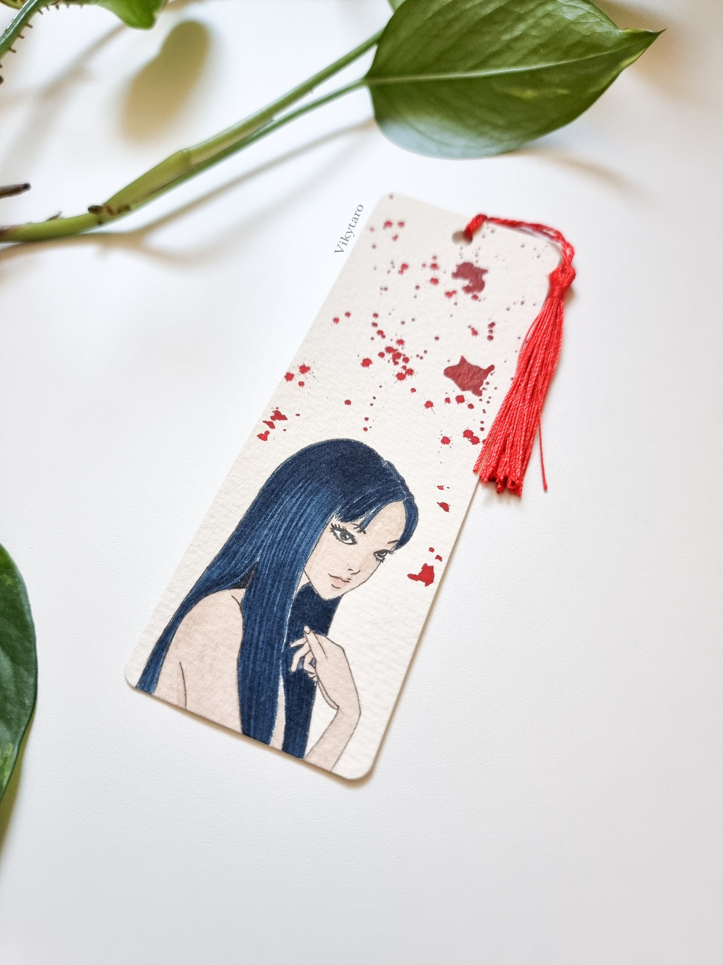 Segnalibri Junji Ito realizzati a mano ad acquerello