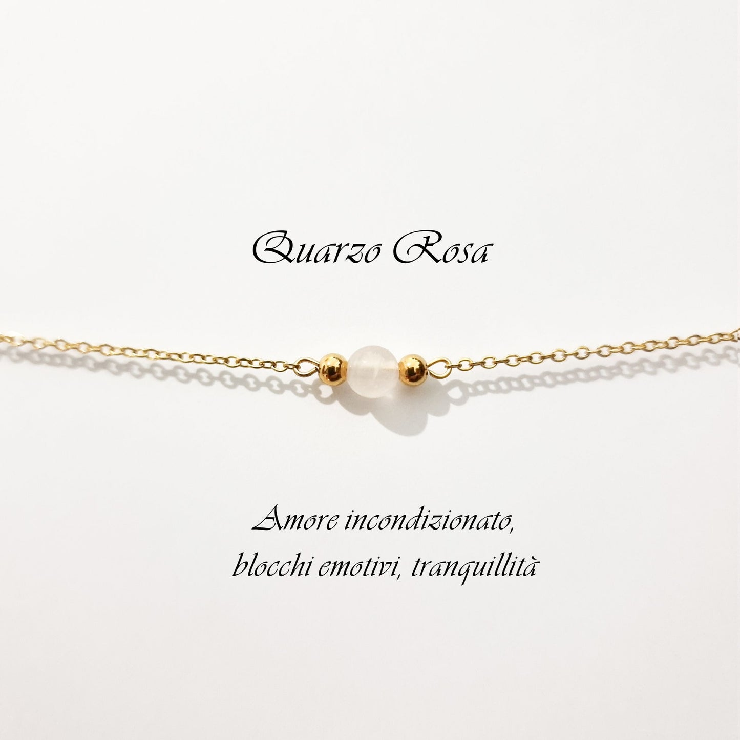 "Essential" collection stainless steel and natural stones - Gold Line