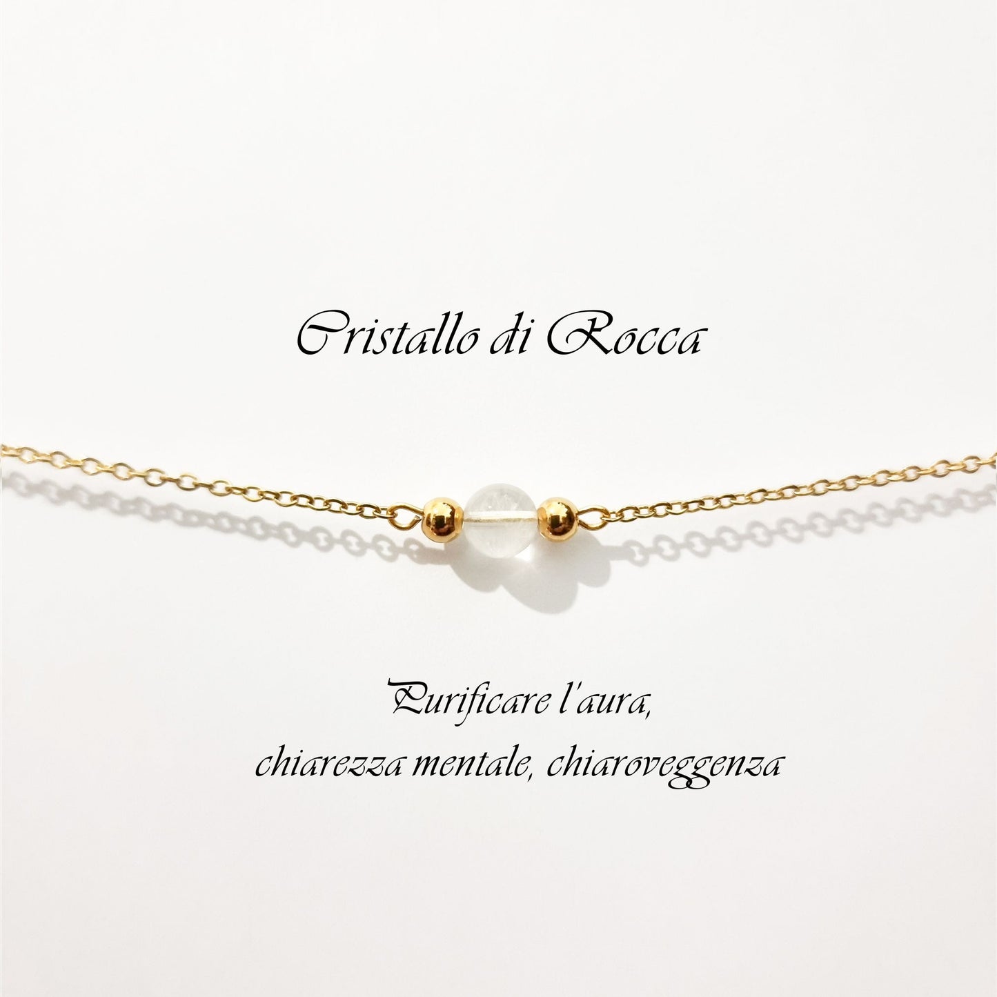 "Essential" collection stainless steel and natural stones - Gold Line