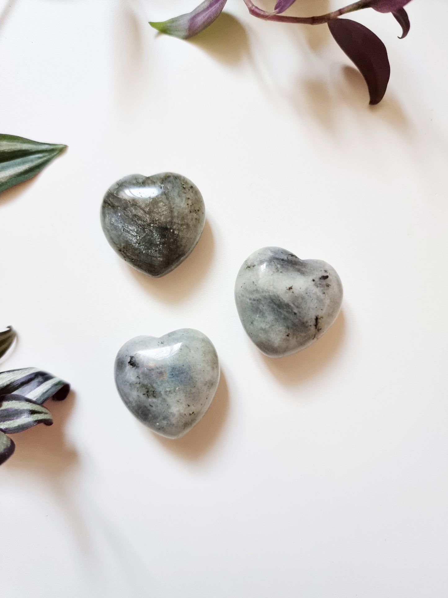 Cuore in Labradorite - Abilità psichiche, Intuizione, Trasformazione